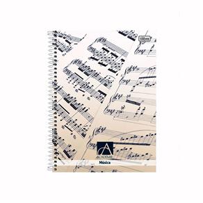 Caderno de Música Capa Dura Universitário 96 Folhas Tilibra