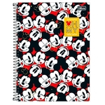 Caderno espiral capa dura universitário 1x1 - 80 folhas - Mickey - 3 - Tilibra