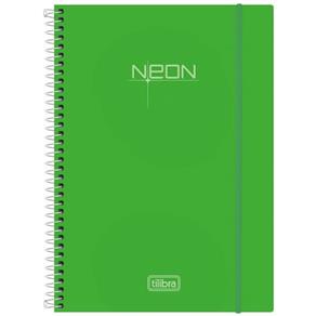 Caderno Espiral Neon Green 200 Folhas - Tilibra