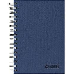 Caderno Executivo Pombo 14,1x20,5cm Capa Delhi - Azul