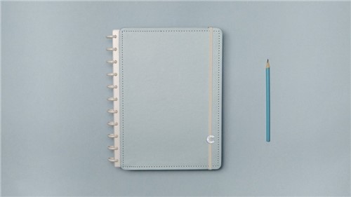 Caderno Inteligente Azul Pastel (GRANDE)