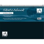 Caderno Sem Pauta A4 50 Folhas 150gr 153621 Sketchbook Espiral ao Alto Academie Tilibra