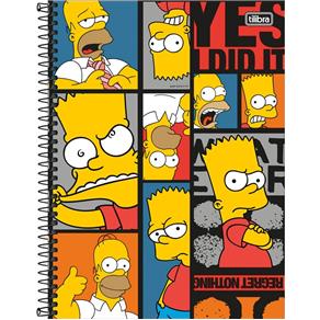 Caderno The Simpsons 1x1 - 96 Folhas - Tilibra