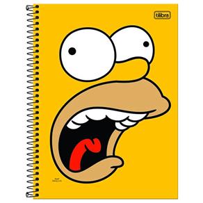 Caderno The Simpsons 96 Folhas 1X1 - Tilibra Mod.04