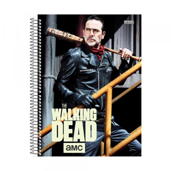 Caderno The Walking Dead - Negan - 10 Matérias - São Domingos