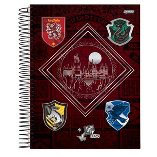Caderno Univ 10mat Jandaia Harry Potter Hogwarts