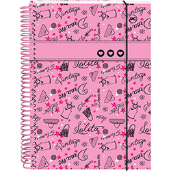 Caderno Universitário 200 Folhas Lolita Rosa - DAC