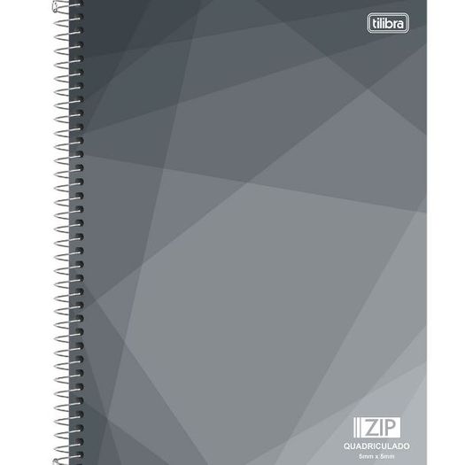 Caderno Universitário 1x1 96f CD 7x7mm 193208 Zip Quadriculado Tilibra