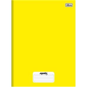 Caderno Universitário 96 Fls Amarelo Mais+ Brochura Capa Dura Tilibra