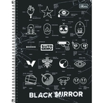 Caderno Universitário Black Mirror 01 Matéria Tilibra III