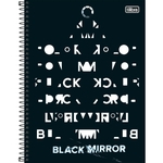 Caderno Universitário Black Mirror 01 Matéria Tilibra IV