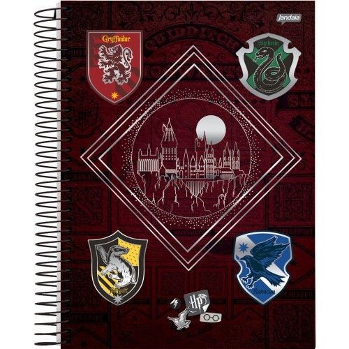 Caderno Universitário Harry Potter - 10 Matérias | Jandaia