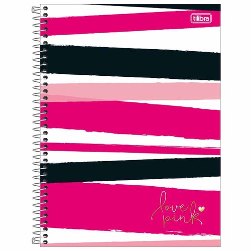 Caderno Universitário Love Pink 10 Matérias Tilibra 1029892