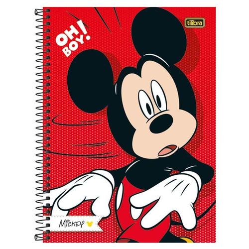 Caderno Universitário Mickey 10 Matérias Tilibra 240282