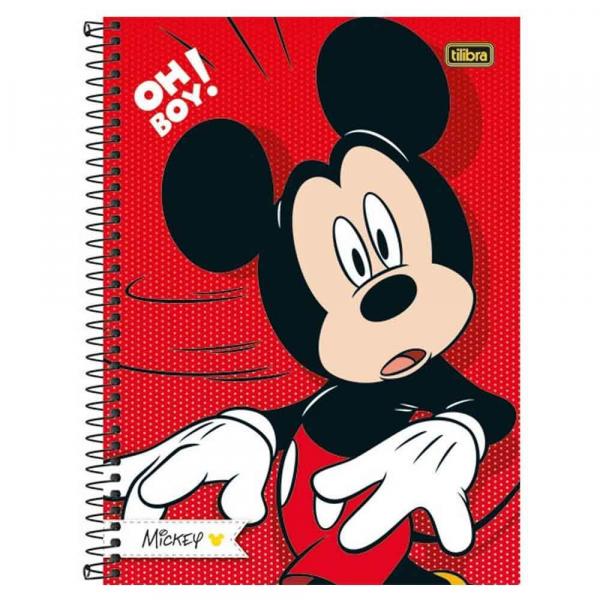 Caderno Universitário Mickey 10 Matérias Tilibra