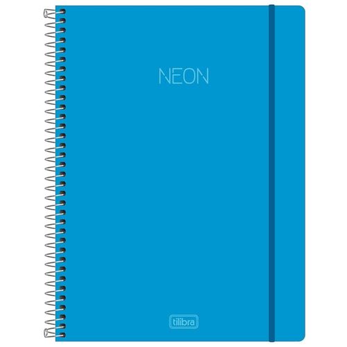 Caderno Universitário Neon Azul 1 Matéria Tilibra 1029906