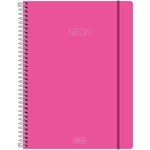 Caderno Universitário Neon Rosa 01 Matéria Tilibra