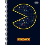 Caderno Universitário Pac Man 1 Matéria Tilibra