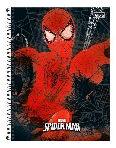 Caderno Universitário Spider - Man 10 Matérias 200 Folhas ! - Tilibra
