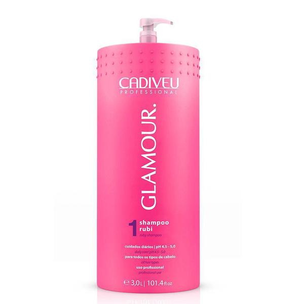 Cadiveu Glamour Shampoo Rubi Lavatório 3l