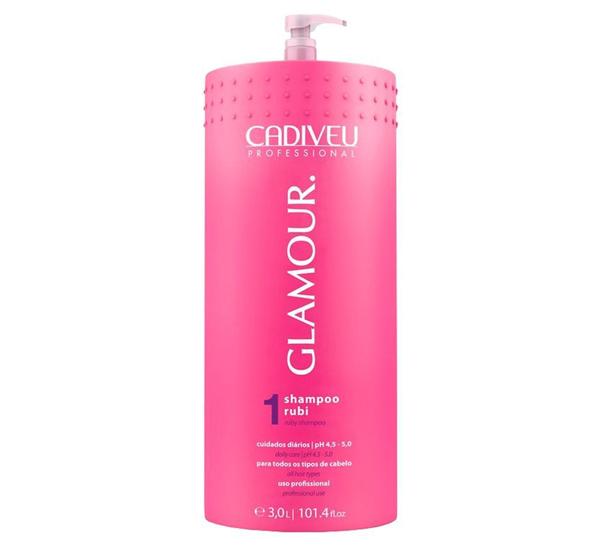 Cadiveu Glamour Shampoo Rubi Lavatorio 3L
