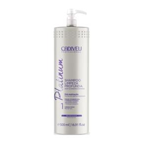 Cadiveu Platinum Shampoo Limpeza Profunda - 500ml - 500ml