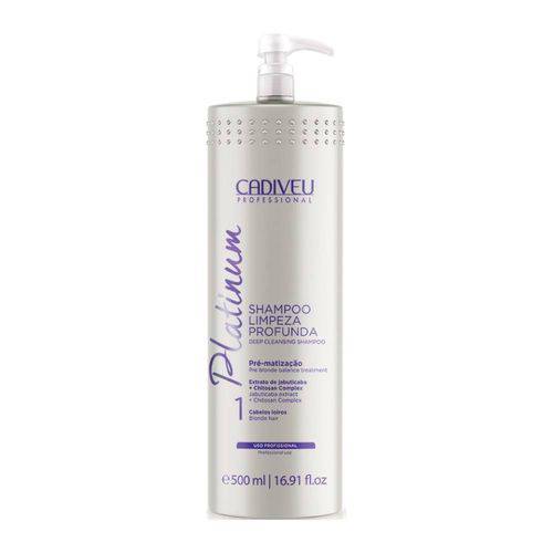 Cadiveu Professional Platinum Shampoo de Limpeza Profunda 500ml