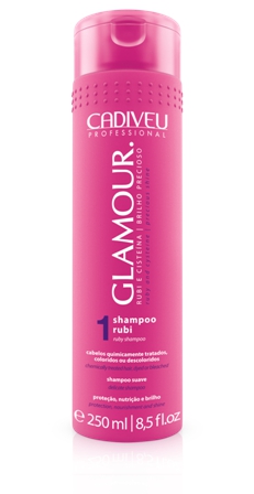 Cadiveu Shampoo Glamour Rubi - 250 Ml