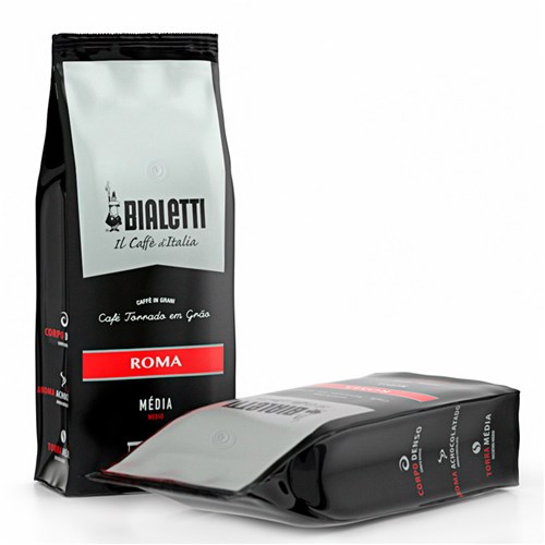 Café Bialetti Roma em Grãos 500G