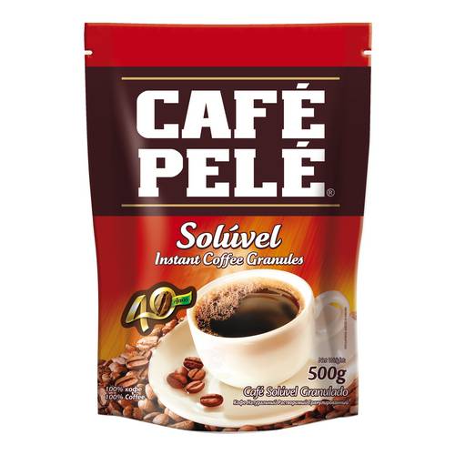 Tudo sobre 'Café Pelé Solúvel Granulado 500gr'