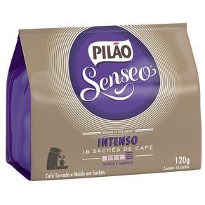 Café Senseo Intenso Pilão 120g com 18 Sachês