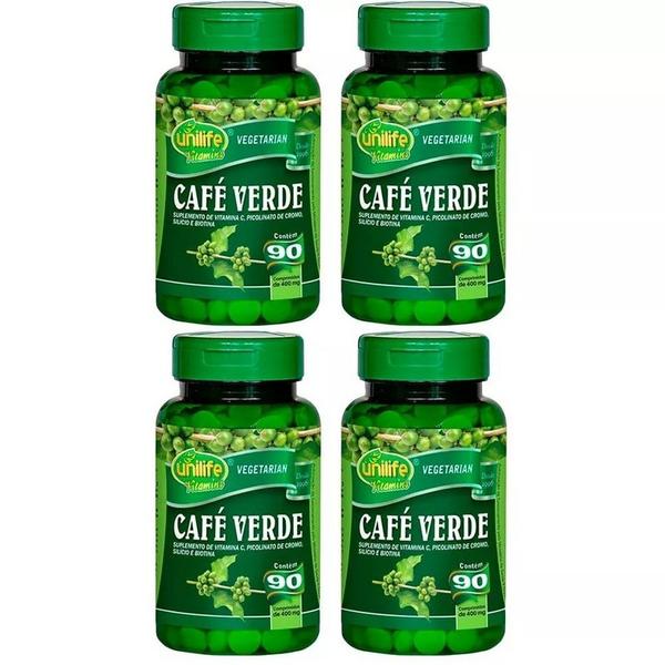 Café Verde - 4x 90 Comprimidos - Unilife