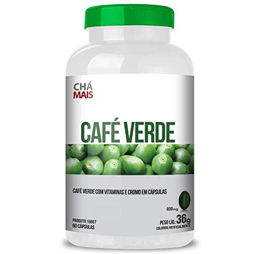 Café Verde 500mg Chá Mais 60 Cápsulas