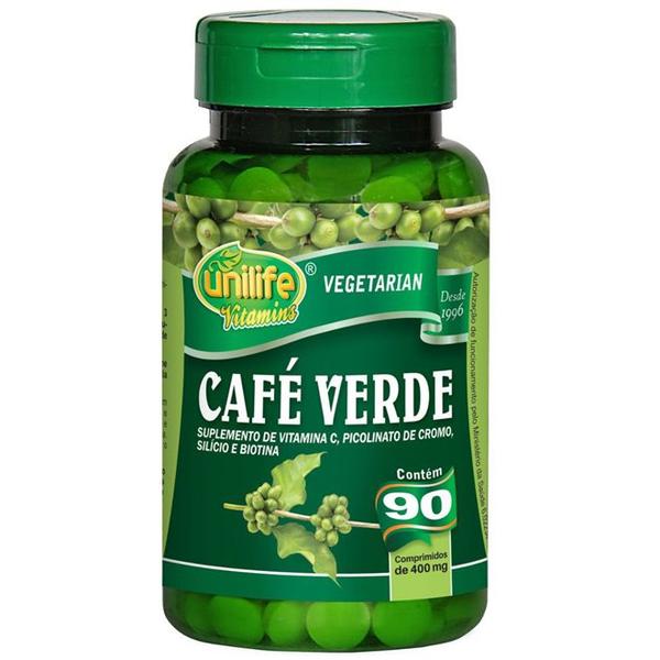 Café Verde 90 Comprimidos de 400mg - Unilife