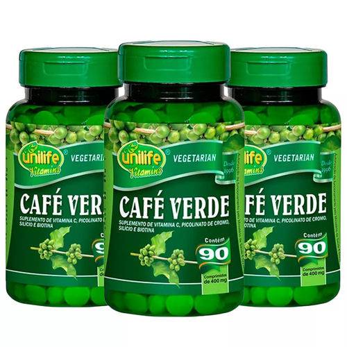 Café Verde - 3x 90 Comprimidos - Unilife