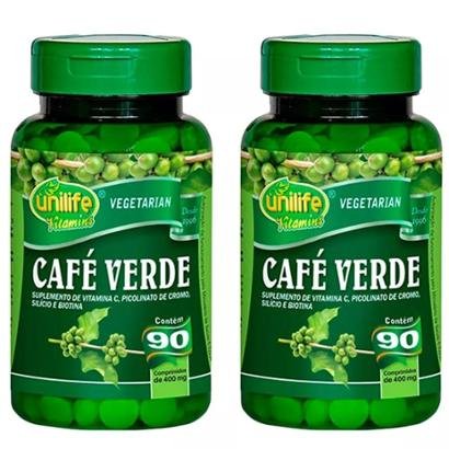 Café Verde - 2x 90 Comprimidos - Unilife