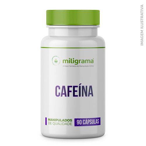 Cafeína 100mg Cápsulas - 90 Cápsulas