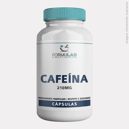 Cafeína 210mg - 120 Cápsulas