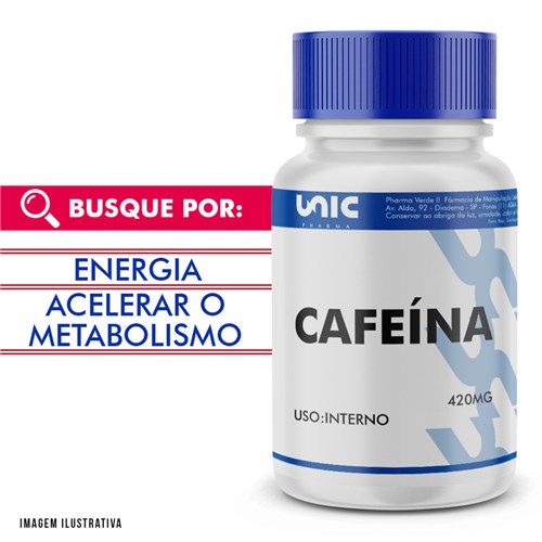 Cafeína 420Mg 30 Cápsulas
