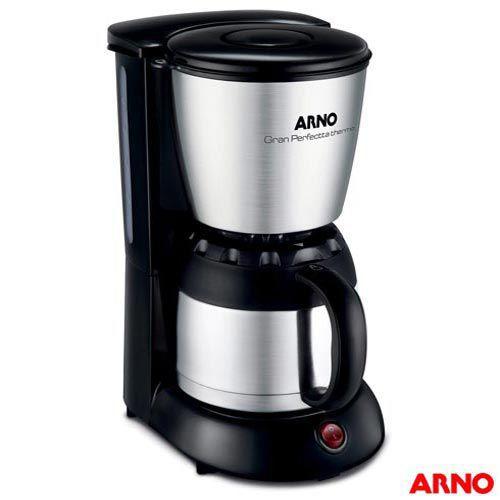 Cafeteira Arno Gran Perfect Thermo para Café em Pó Preta e Inox - CFX2
