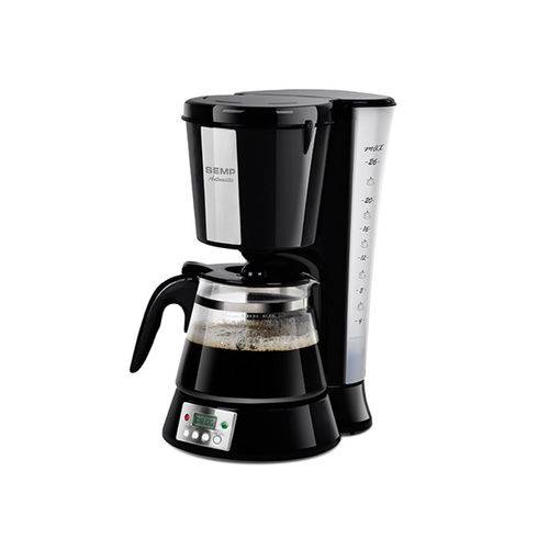 Cafeteira Automatic Painel Digital com Relógio 800w Cf8015pr Preto - Semp