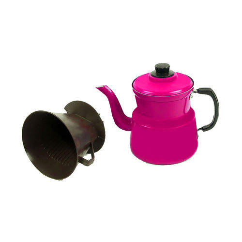 Cafeteira Baby com Suporte Rosa