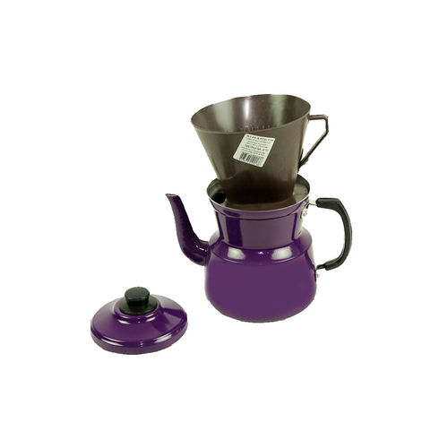 Cafeteira Baby com Suporte Roxo