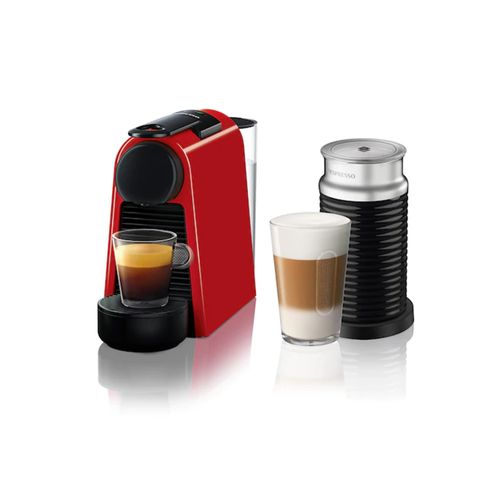 Cafeteira com Aeroccino Nespresso Essenza Mini 220v Red