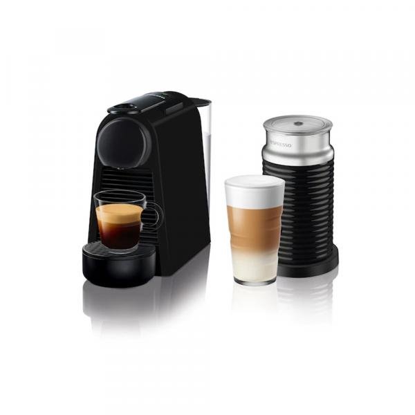 Cafeteira com Aeroccino Nespresso Essenza Mini 110v Black