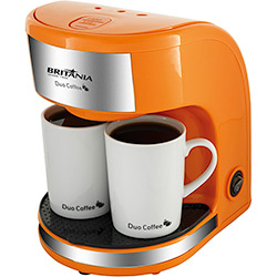 Cafeteira Elétrica Britânia Duo Coffee 2 Xícaras Laranja - 450W
