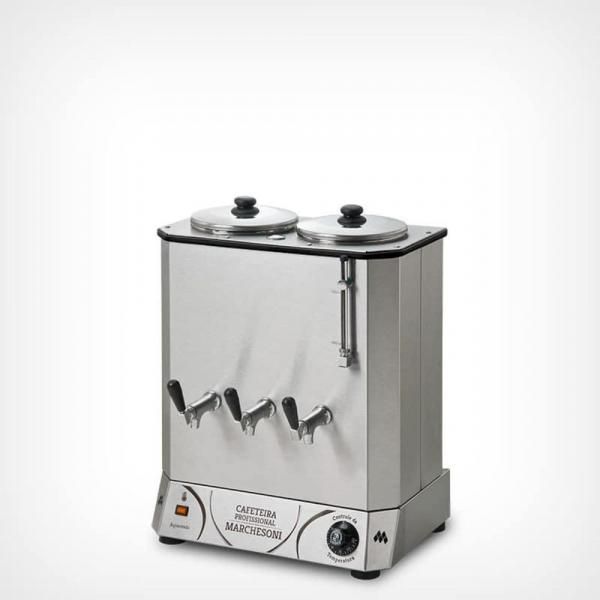 Cafeteira Elétrica em Aço Inox 1.300 Watts 2 Reservatórios de 4 Litros - CF.4.421 (110V) - Marchesoni