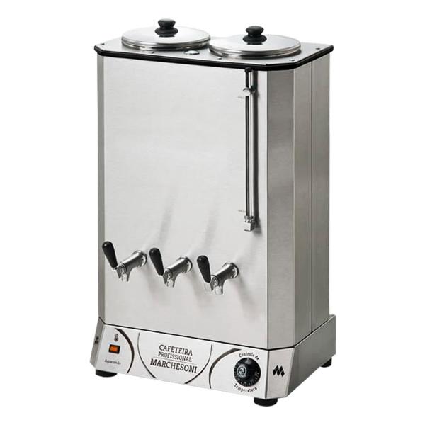 Cafeteira Elétrica Industrial 20 Litros 2500W Inox - Marchesoni / 110v
