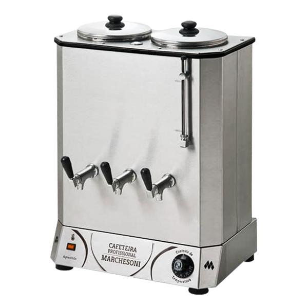 Cafeteira Elétrica Industrial 12 Litros 2500W Inox - Marchesoni / 110v