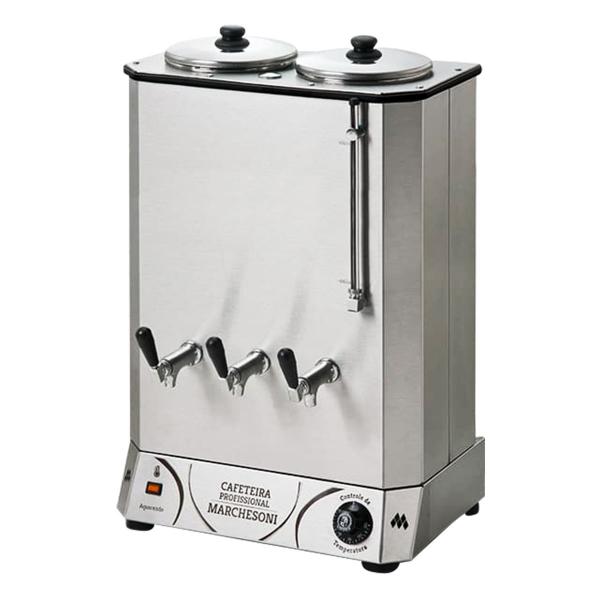 Cafeteira Elétrica Industrial 16 Litros 2500W Inox - Marchesoni / 110v